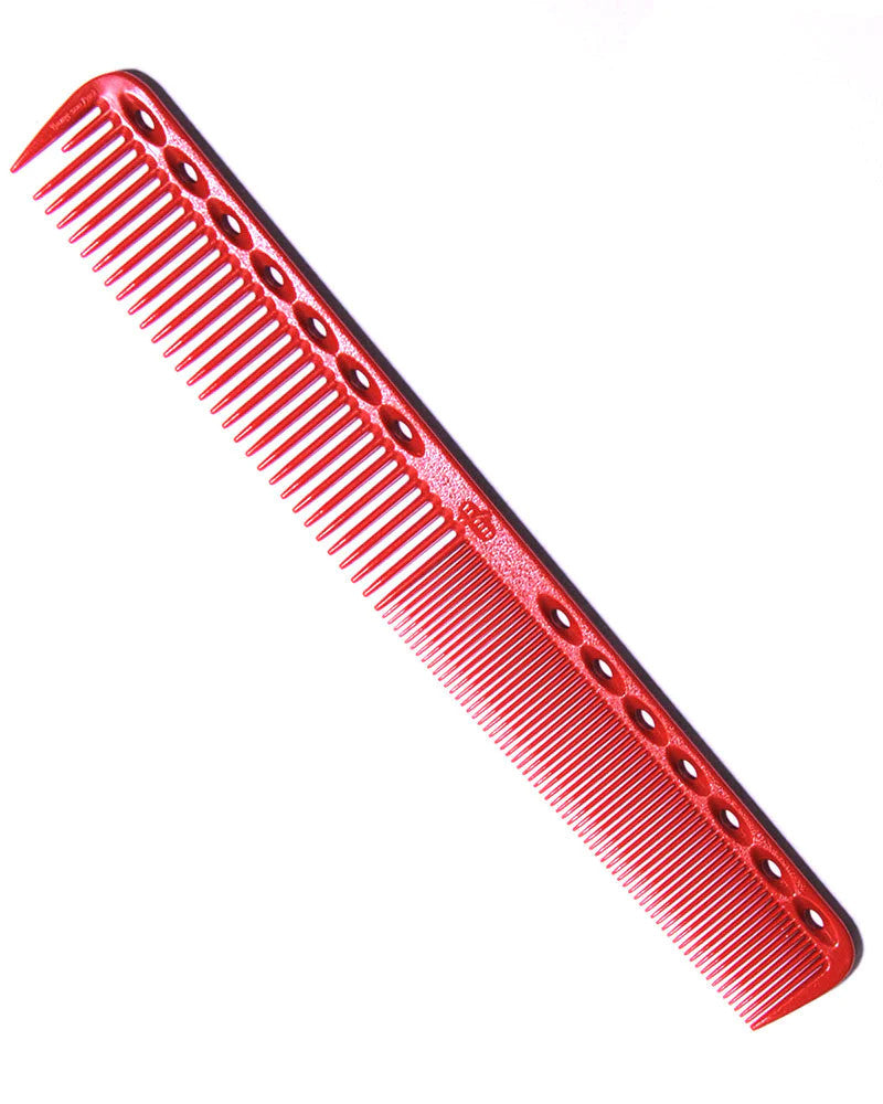 YS Park Slim Comb 339 Pomegranate Red 6.88 Inch Hair Comb for Styling