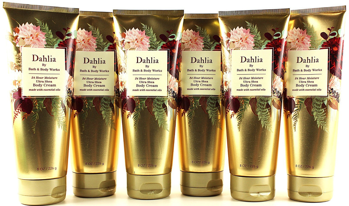 Dahlia Body Cream Lotion Moisturizer 8oz - 6 Pack