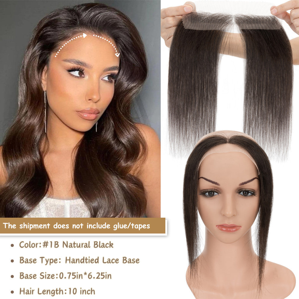 Full Lace Hair Topper Hairpiece for Receding Hairlines & Thinning Hair