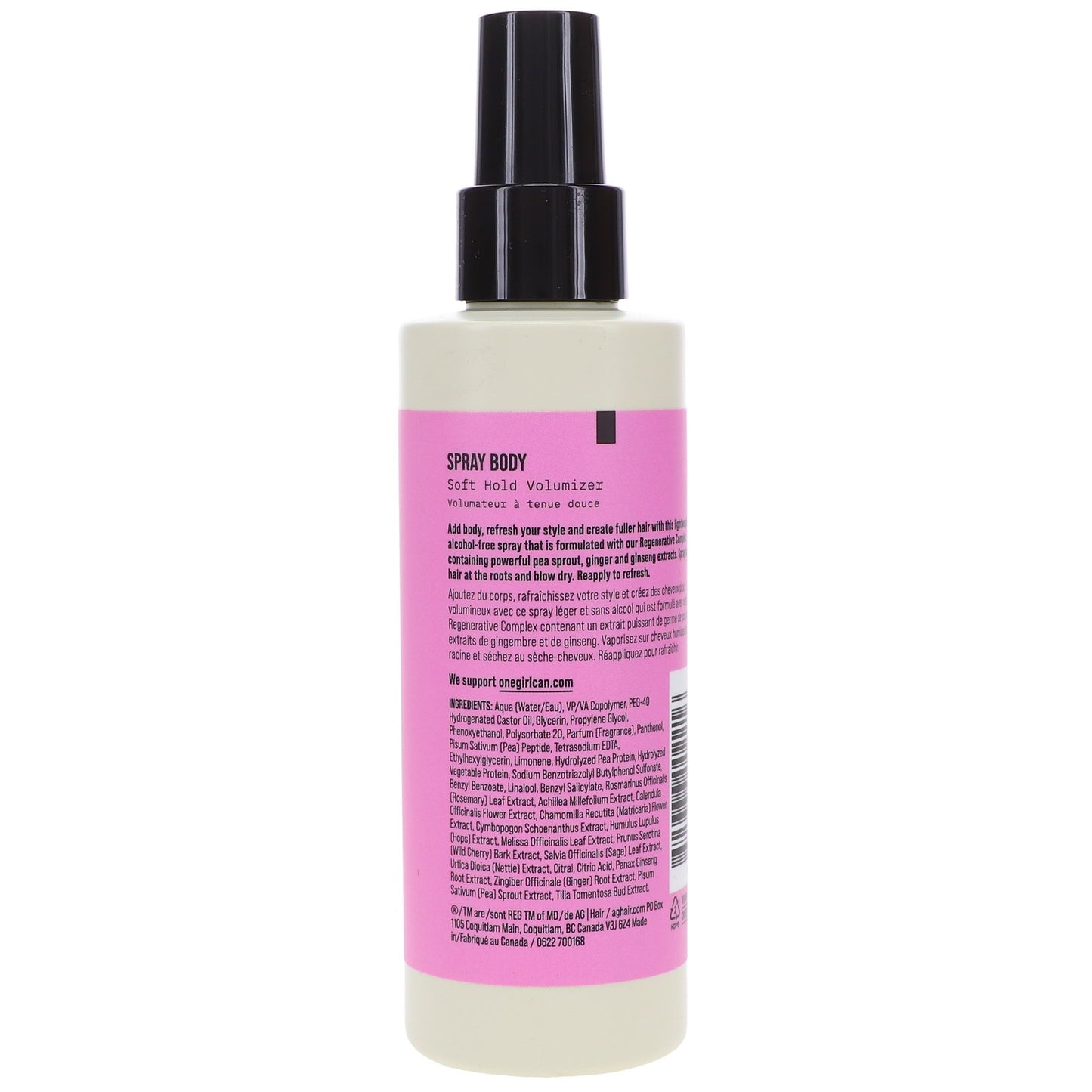 Volumizing Hair Spray with Panthenol - Soft-Hold, 5 oz