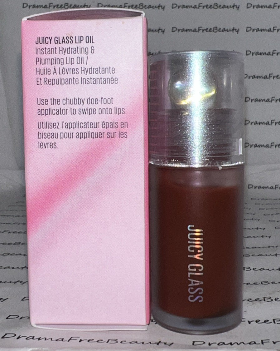 Hydrating Lip Oil with Plumping Shine - Cherry Cola Sheer Lip Gloss