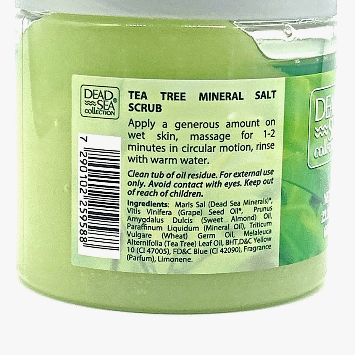 Dead Sea Collection Tea Tree Exfoliating Glow Mineral Salt Scrub