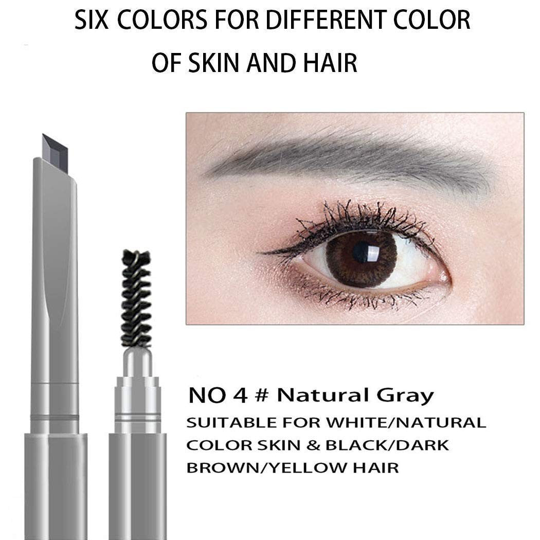 Waterproof Eyebrow Pencil 4 Natural Gray - Professional Makeup Tool