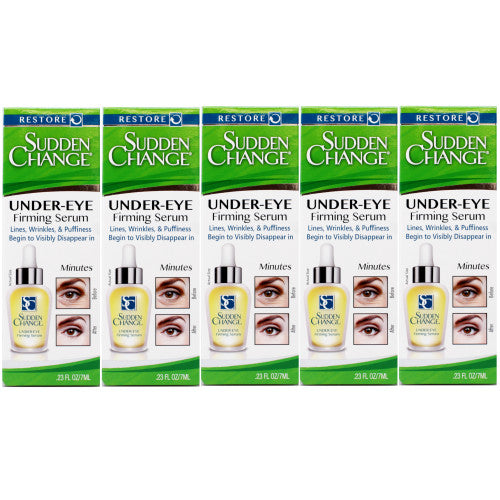 Set of 5 Under-Eye Firming Serums - Wrinkle & Puffiness Reduction, 0.23 oz
