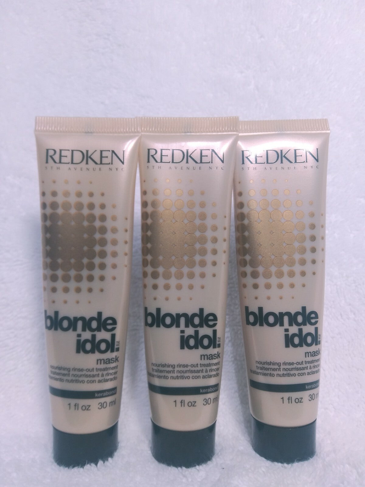 Redken Blonde Idol Hair Mask 1 fl oz Set of 3 Nourishing Damage Repair