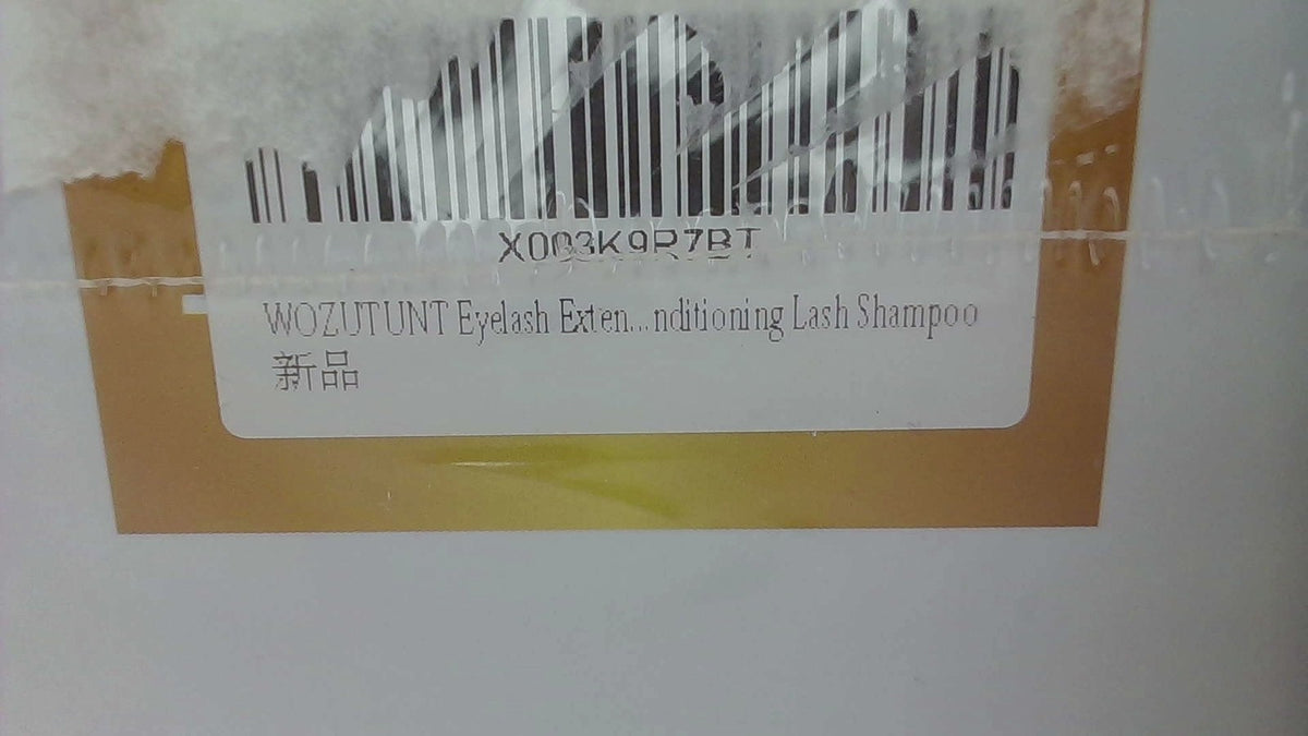 Eyelash Extension Lash Shampoo - Gentle Nourishing Cleanser for Natural & Synthetic Lashes
