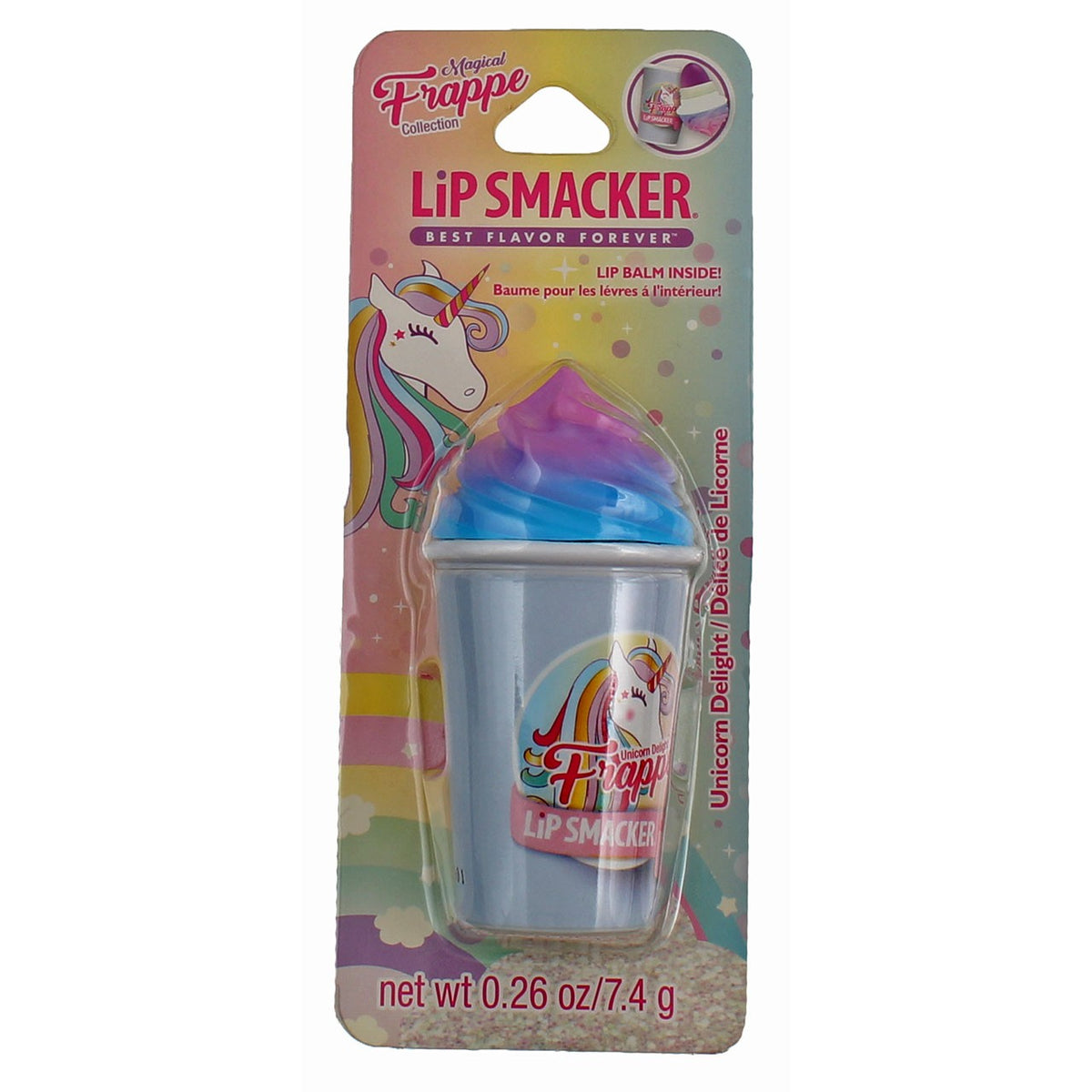 Lip Balm Set - Unicorn Delight Magnetic Frappe Flavor 2 Pack