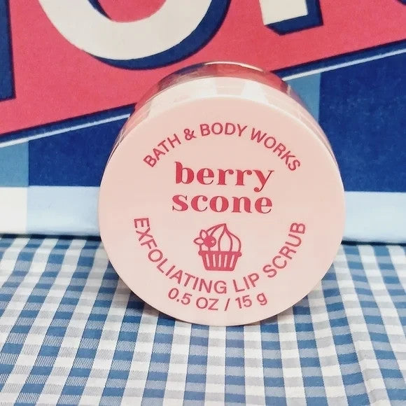 Lip Scrub - Berry Scone Exfoliating Lip Treatment 0.5 oz - Sealed, Retired