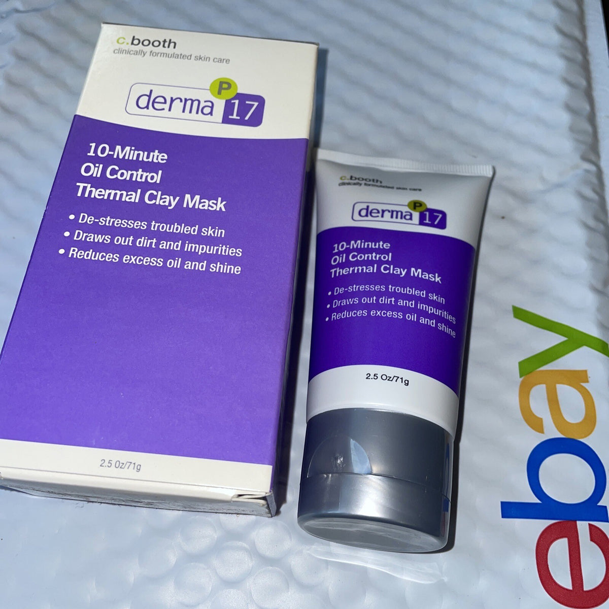 C.Booth Derma 17 Clay Mask - Oil Control 2.5oz (2-Pack)