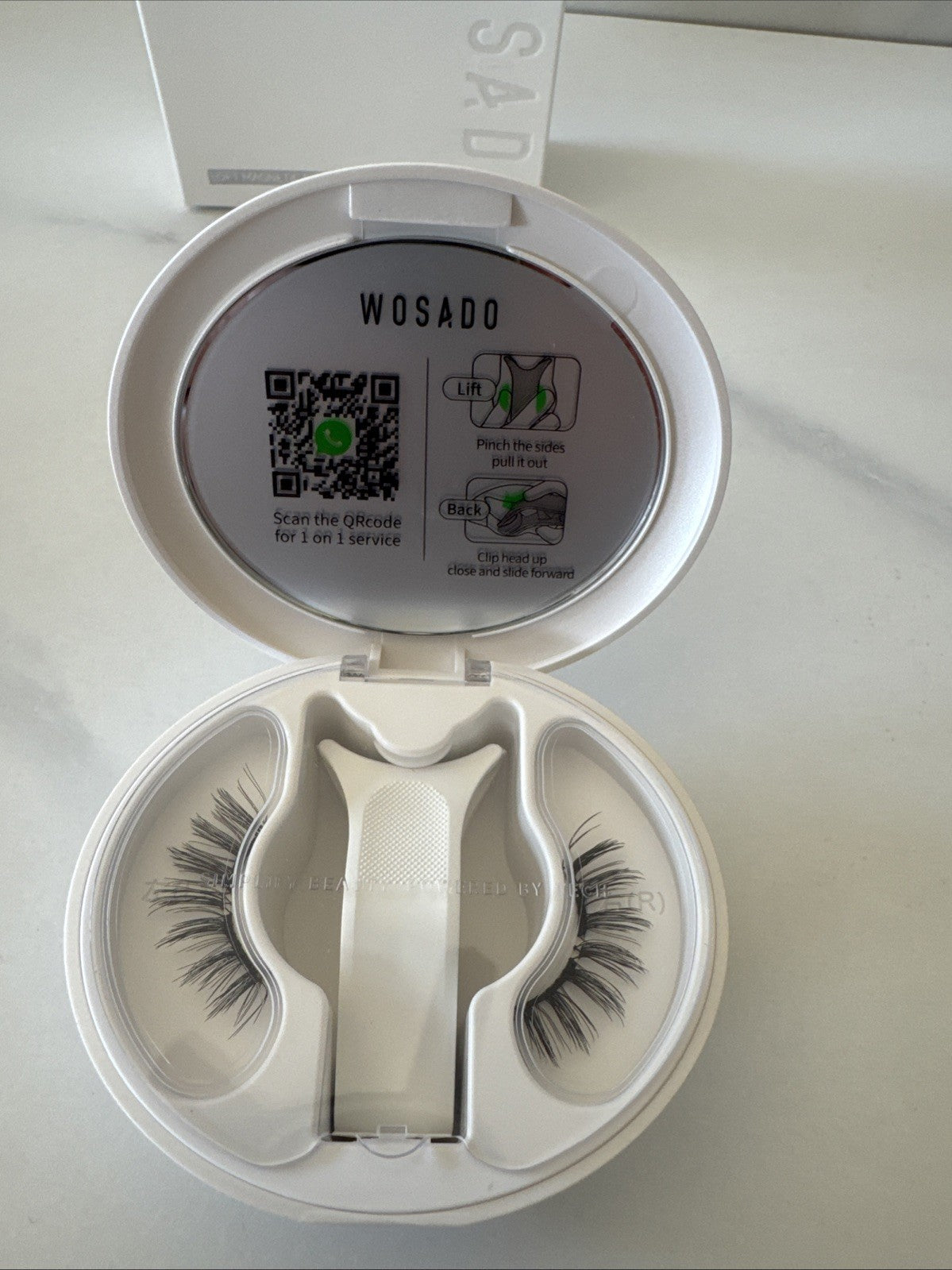 Magnetic False Eyelashes No. 17 Ice Black C Curl 50 Pairs - New With Box