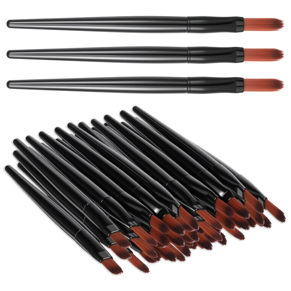 Disposable Lip Brushes Pack of 120 - Makeup Applicator for Lips & Cosmetics