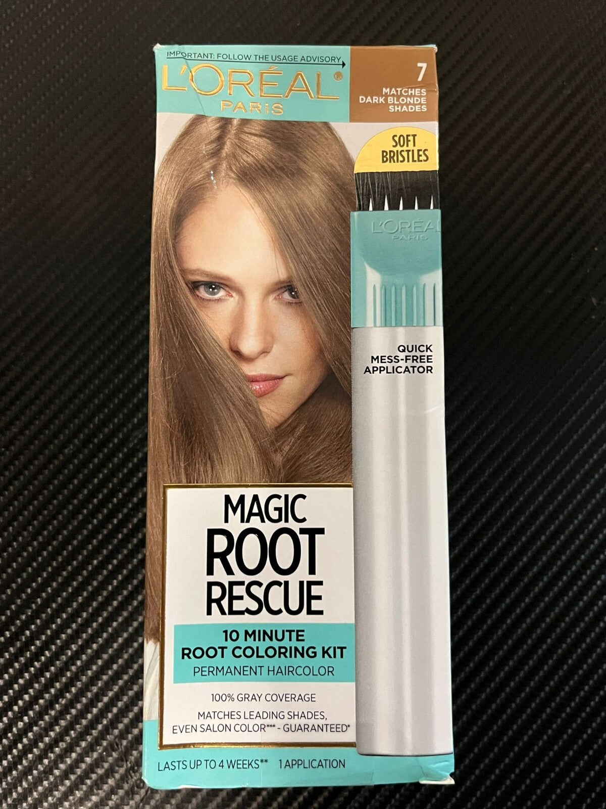 Permanent Hair Color 7 Dark Blonde - Root Touch Up Kit