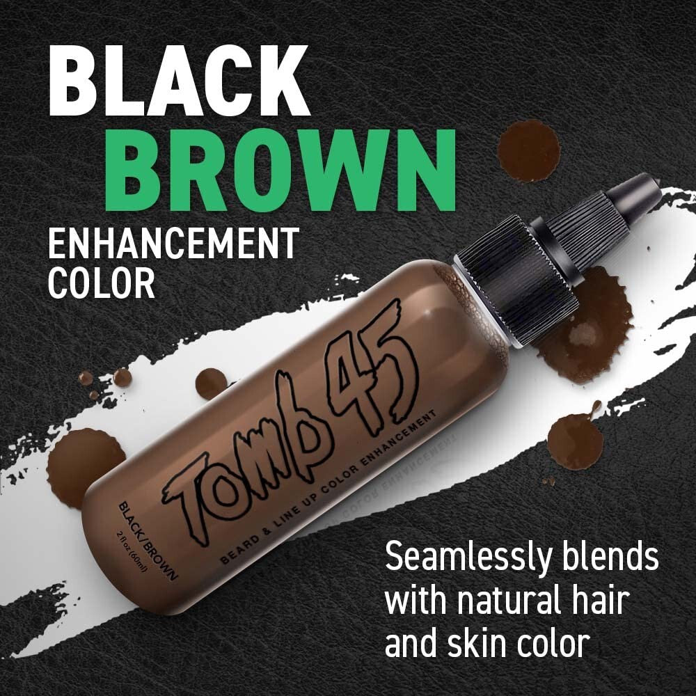 Beard Enhancement Color Spray for Line Up - Brown & Black Skin Safe