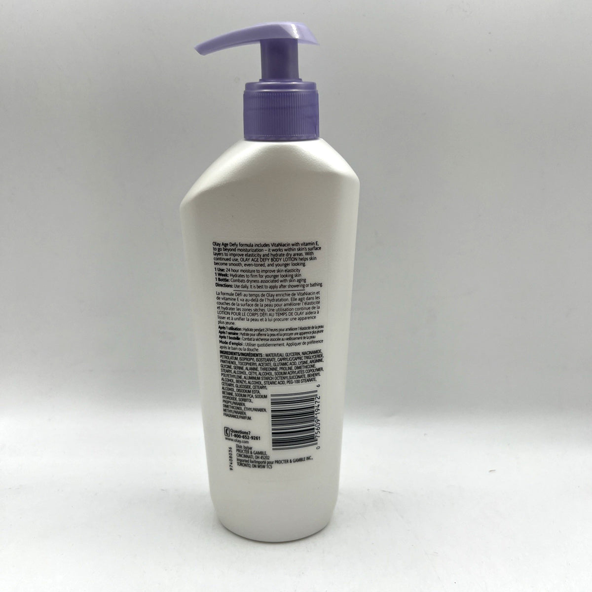 Olay Age Defy Body Lotion 11.8 oz, 2-Pack