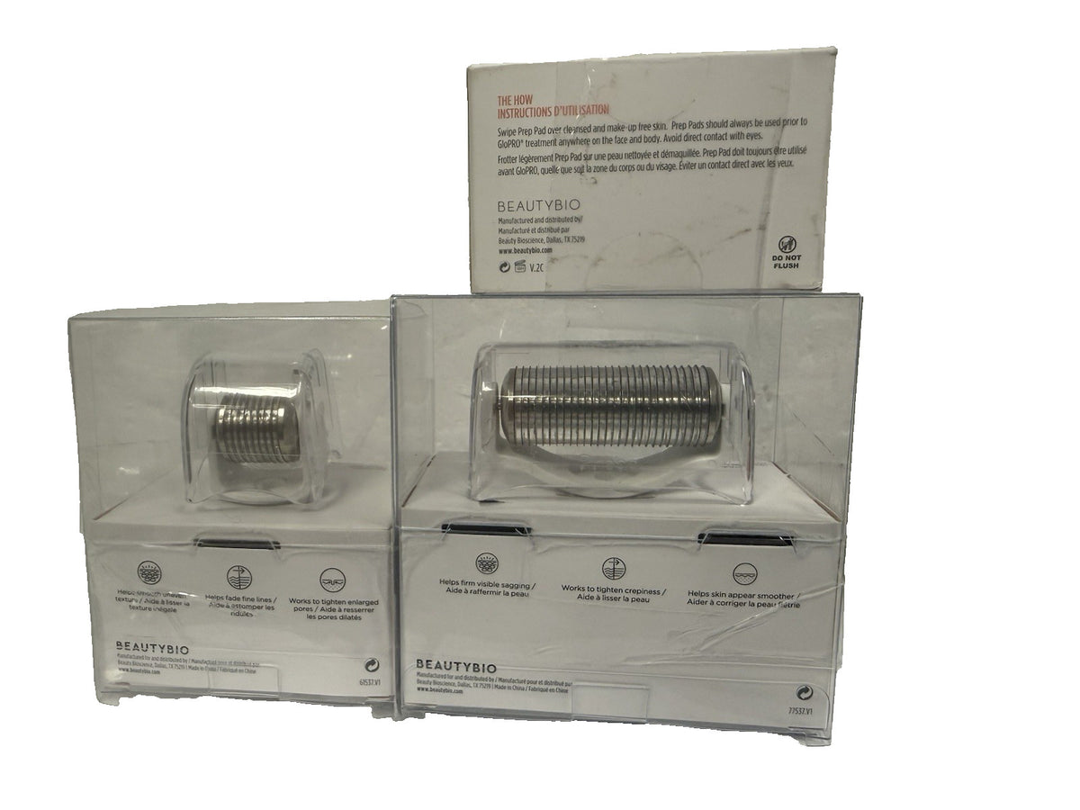 Micro Tip Attachments & Skin Prep Pads for Body & Face - BeautyBio GloPro