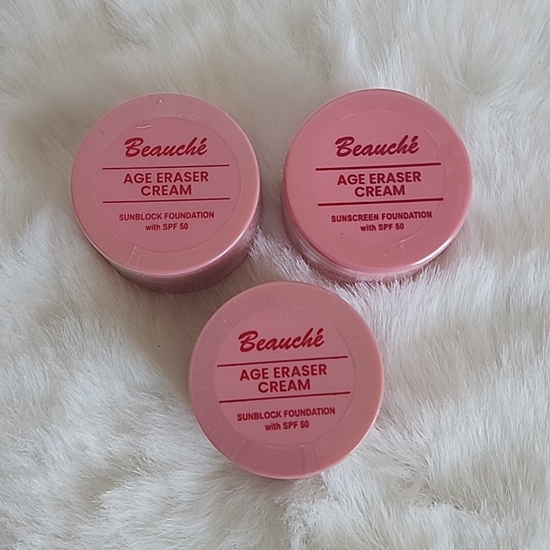 Beauche Age Eraser Cream 3 Pack - Whitening, Blemish & Pimples Treatment 10g