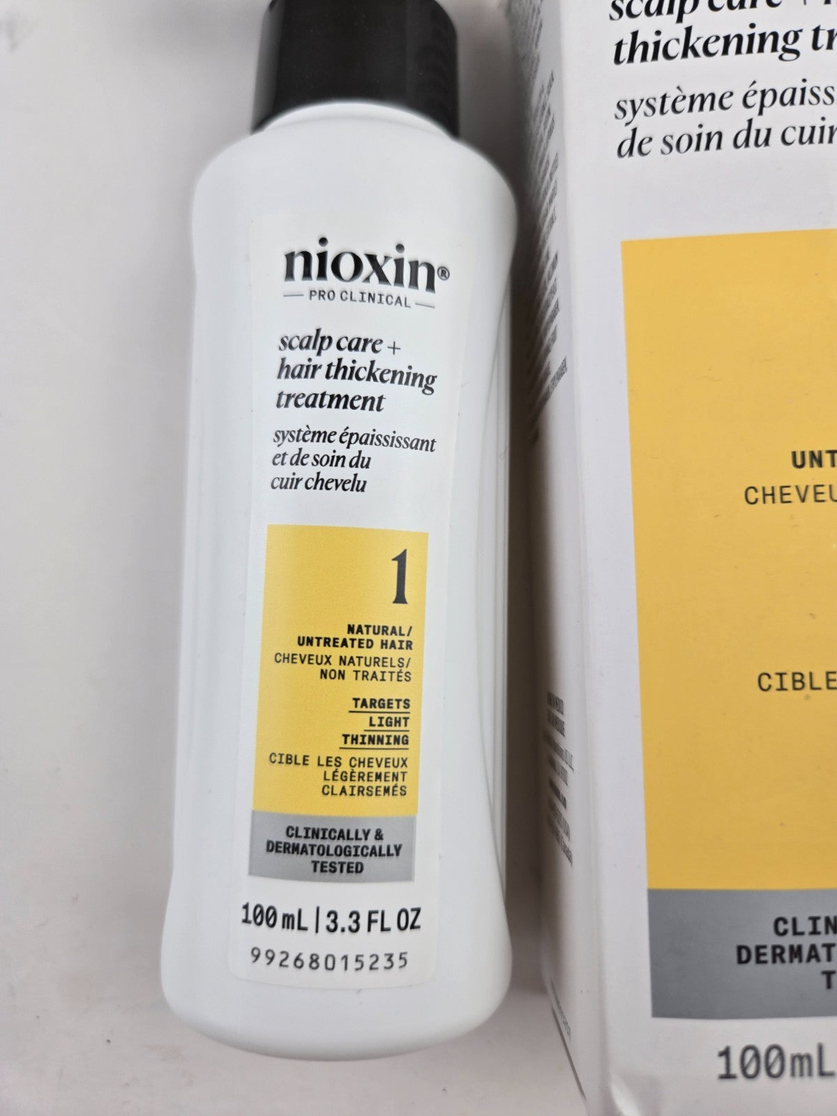 Nioxin System 1 Scalp Care + Hair Thickening Leave-In Treatment | For