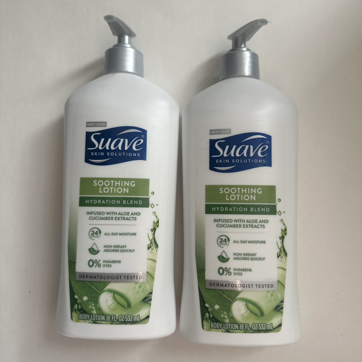 Suave Aloe Vera Body Lotion - 18 Fl Oz (2-Pack)