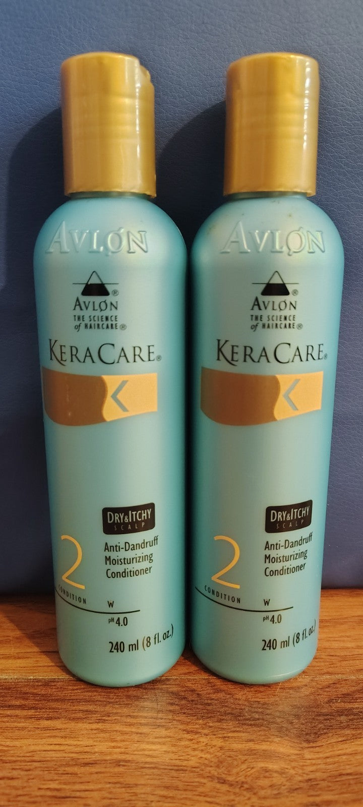 Lot of 2 Anti-Dandruff Moisturizing Hair Conditioners - Sulfate-Free, 8 Fl Oz