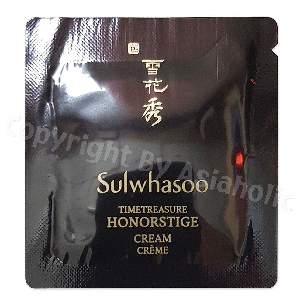 Luxury Sample Pack of Sulwhasoo Timetreasure Honorstige Face Cream 30x1ml