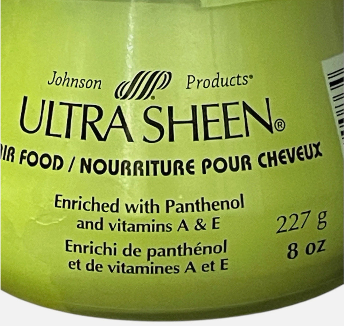 Ultra Sheen Creme Hair Food 8oz - Nourishing Hair Care Product Made in USA