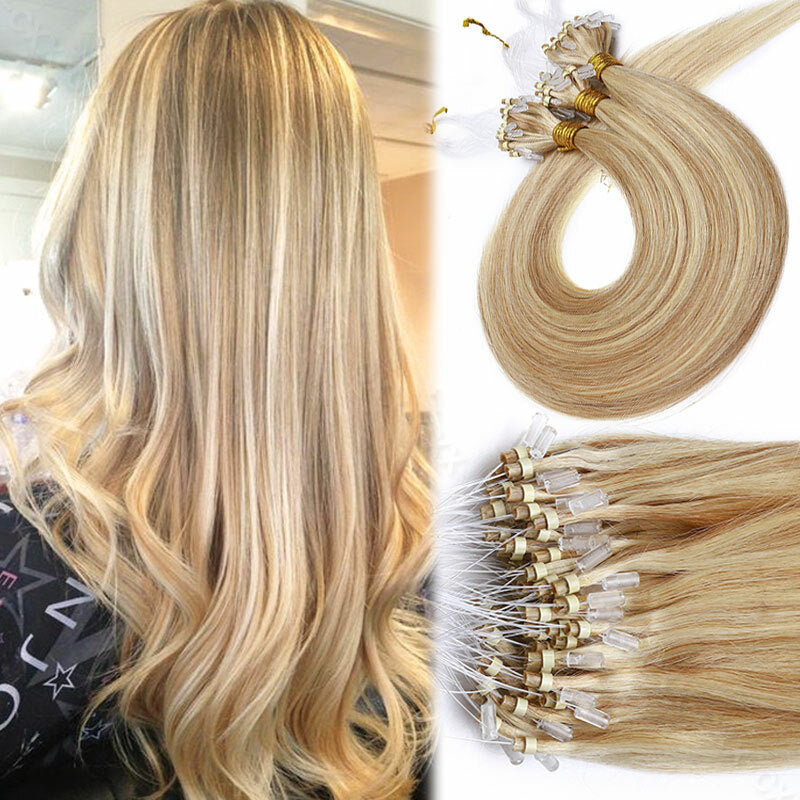 150g Micro Loop Hair Extensions Human Hair - Nano Bead Micro Links