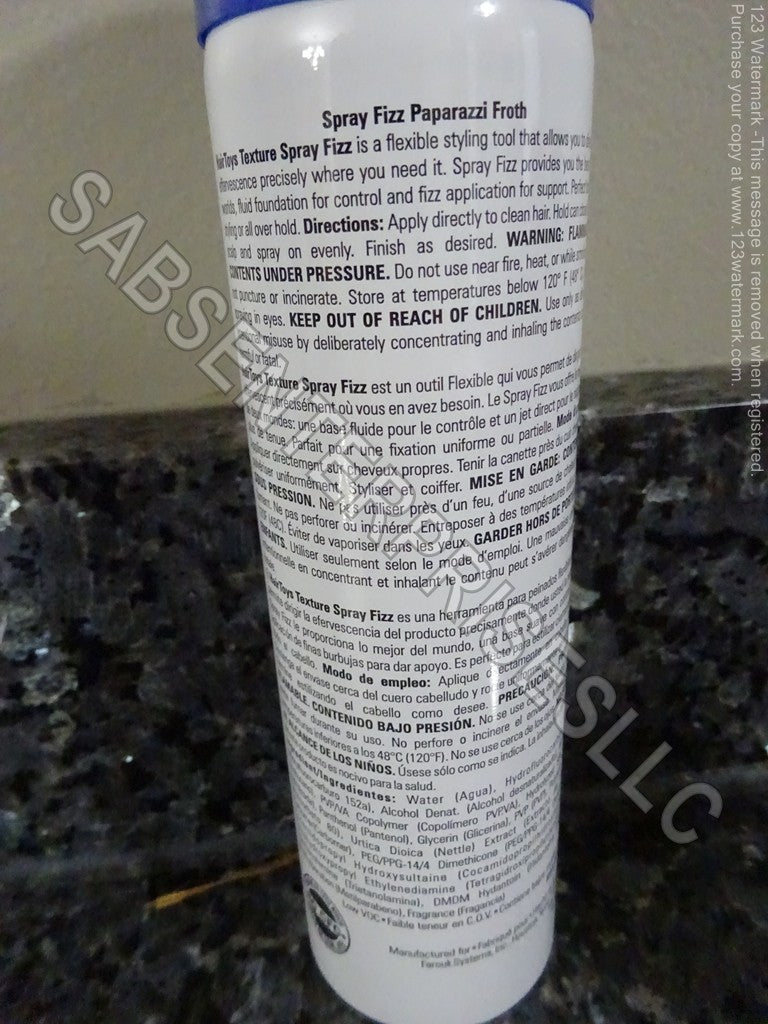 Hair Texturizer Spray - 8oz Can, Pack of 5 - Salon-Quality Hair Styling