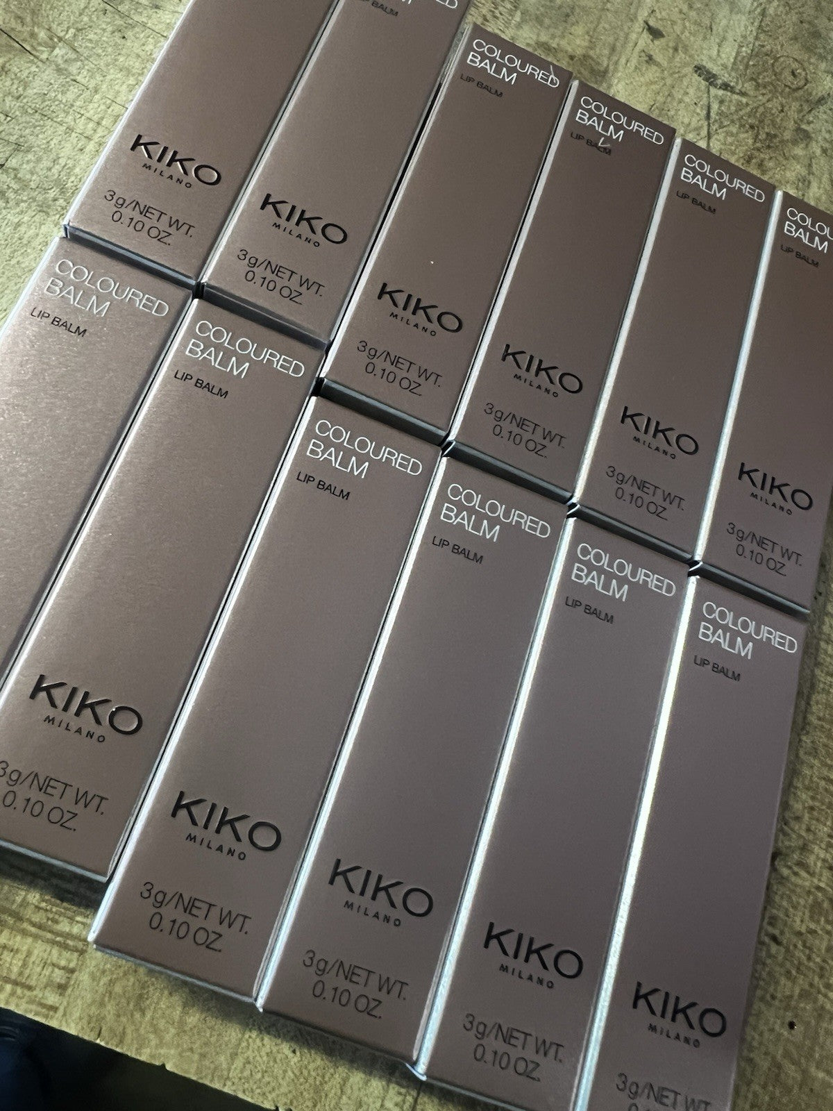 KIKO MILANO Coloured Balm Lip Balm Almond 3g - Pack of 12