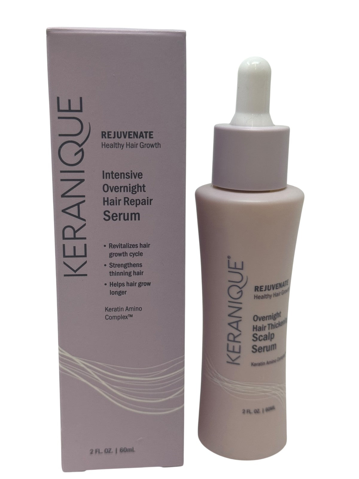 Overnight Hair Repair Serum - Intensive Hair Growth Treatment 2 Oz