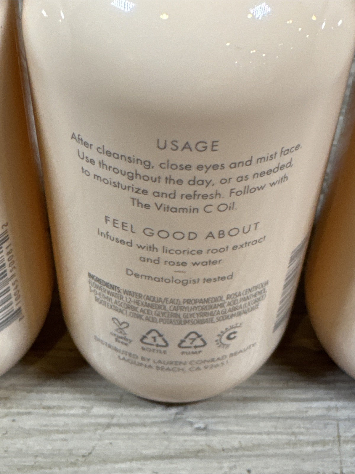 Lauren Conrad Toner Mist for All Skin Types - 3 oz (Pack of 4)
