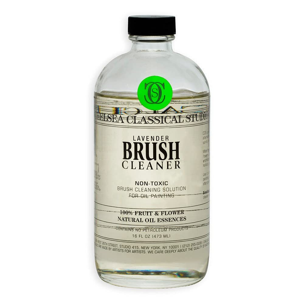 Lavender Essence Paintbrush Cleaner - Natural Oil-Based Brush Cleaner for Artists
