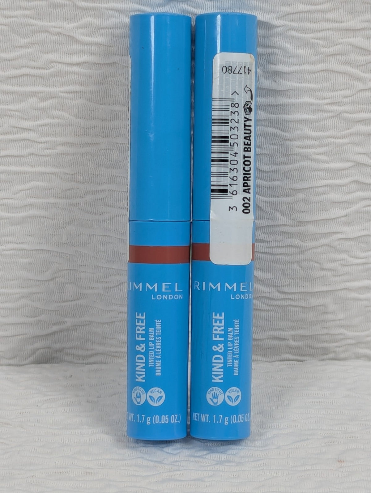 2 Pack Apricot Tinted Lip Balm for Soft Moisturized Lips