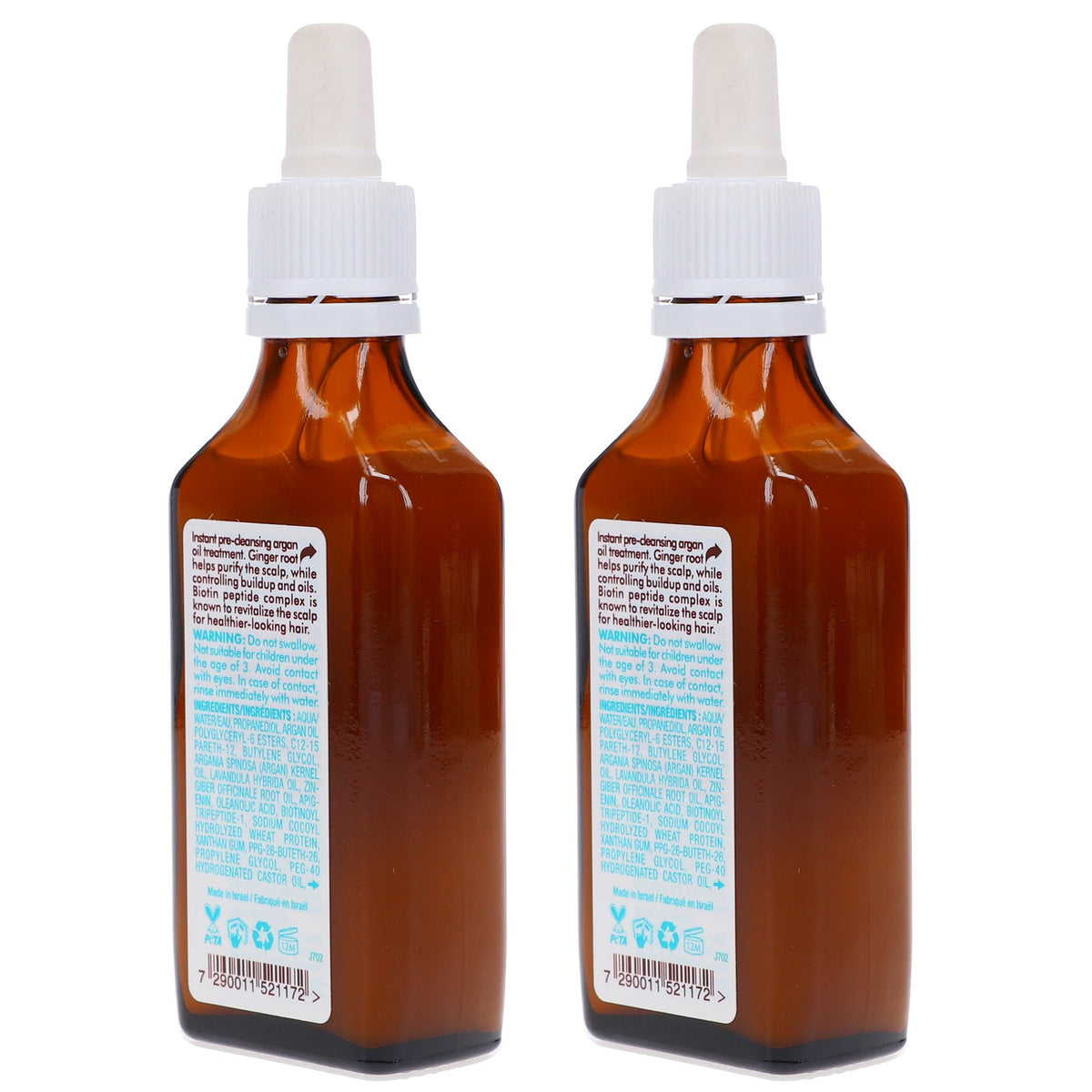 Oily Scalp Hair Treatment 1.5 oz - 2 Pack for Dandruff & Excess Oil Control