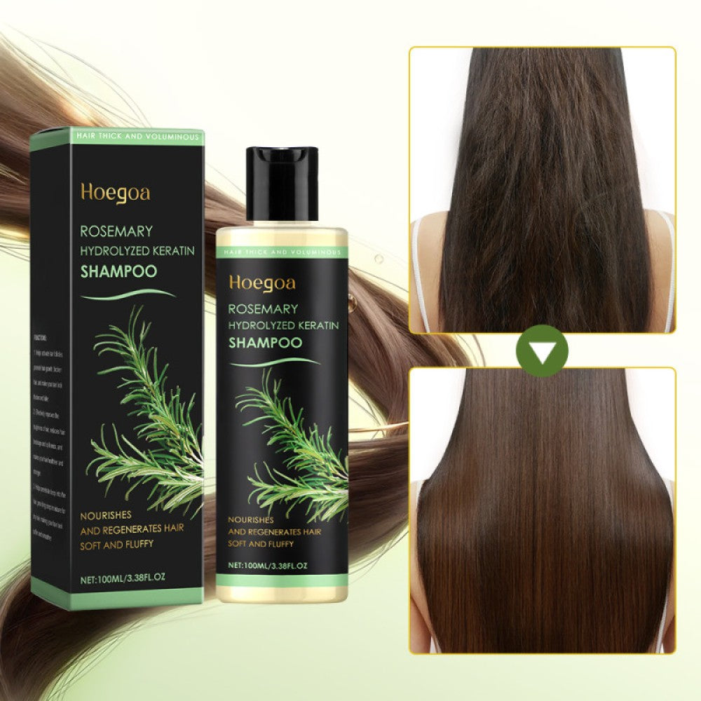 Rosemary Hair Growth Shampoo with Hydrolyzed Keratin for Thinning Hair - 100ML