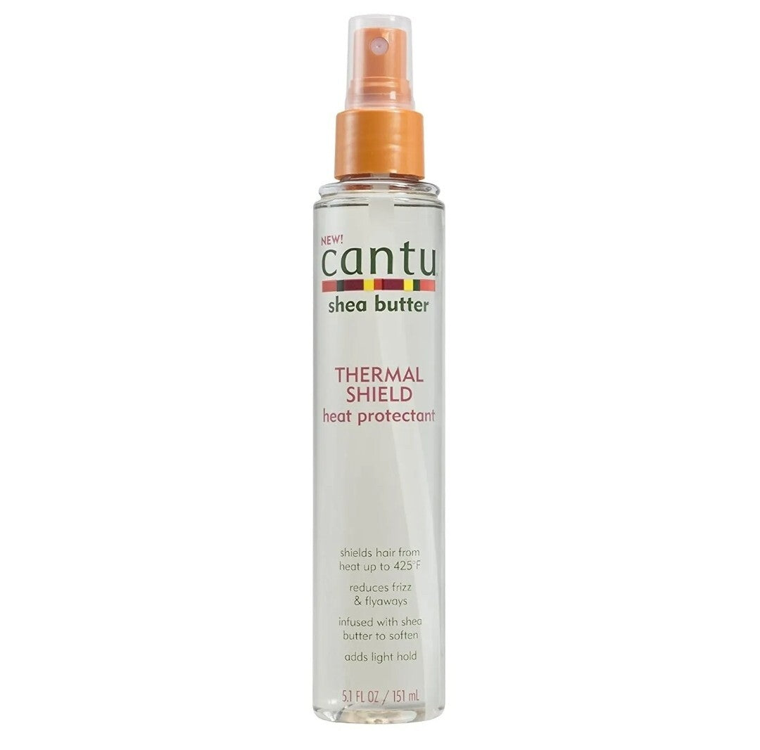 Heat Protectant Spray 3-Pack for Hair, Shea Butter Thermal Shield 5.1 fl oz