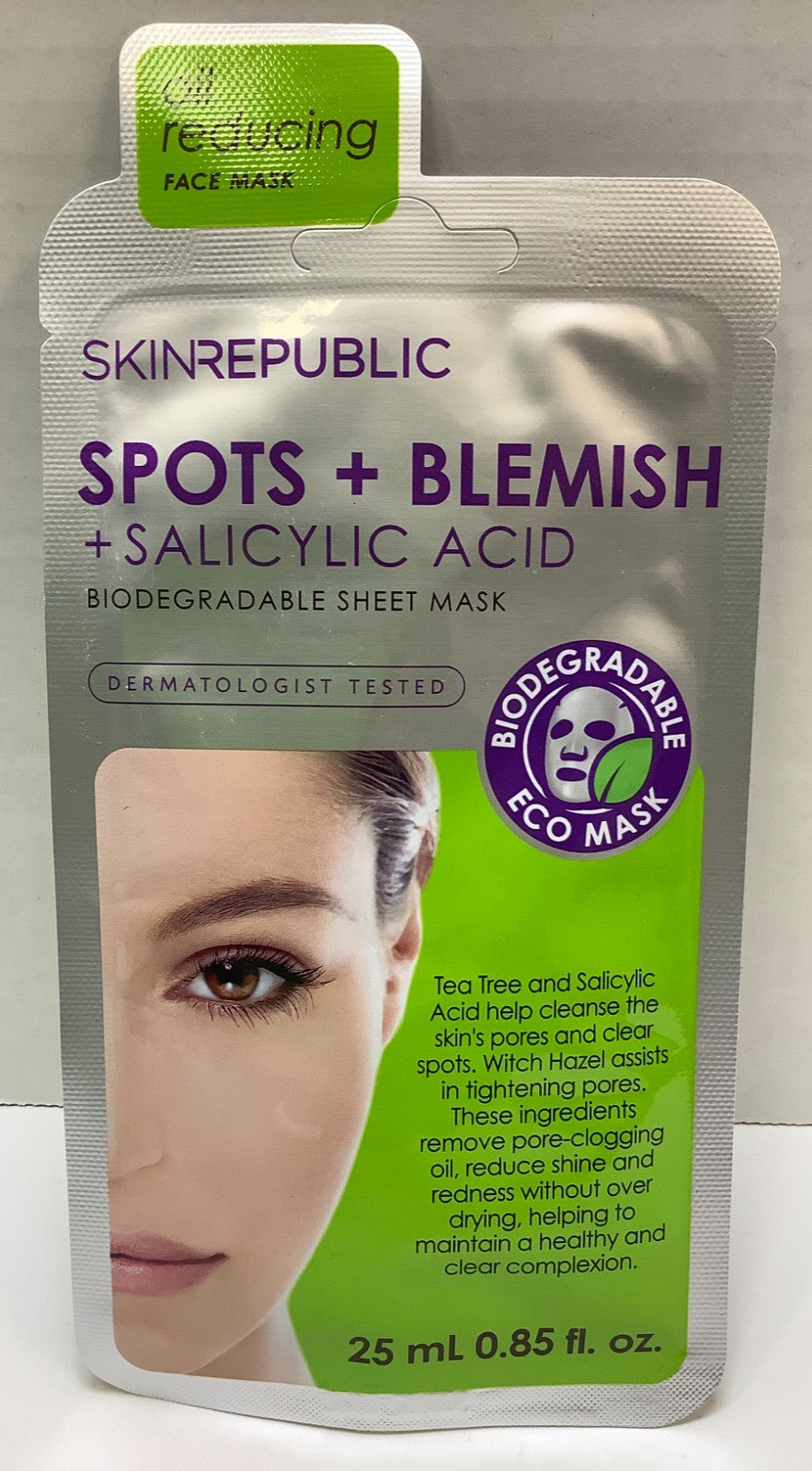 Salicylic Acid Sheet Mask for Spots & Blemishes, 10-Pack