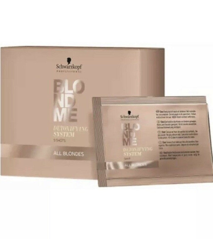 Schwarzkopf BlondMe Detox Shot 5-Pack Hair Detox & Clarifying Treatment