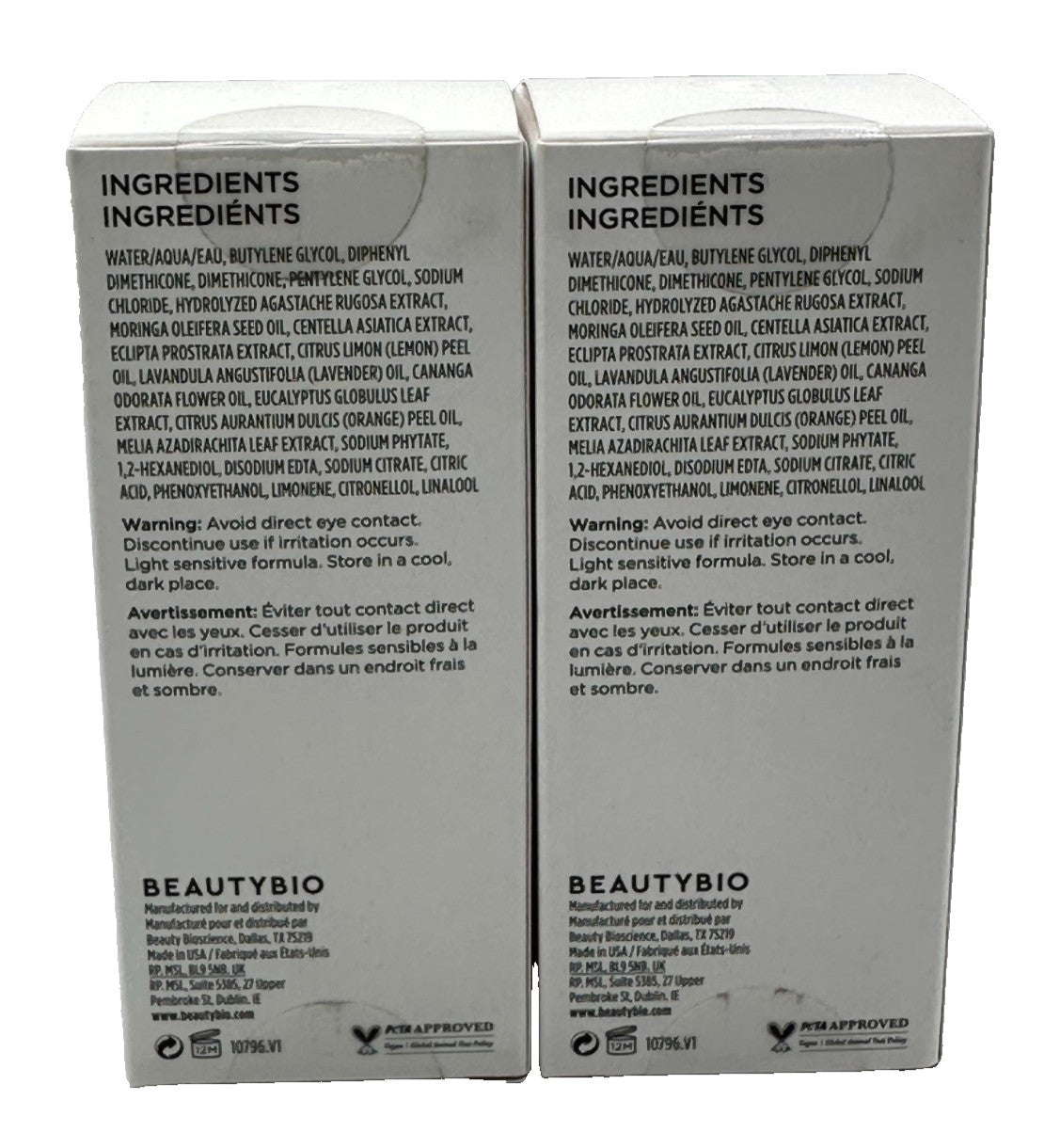BeautyBio The Zenbubble Bi-Phase Toner Serum - 1.7 oz / 50 ml, Set of 2