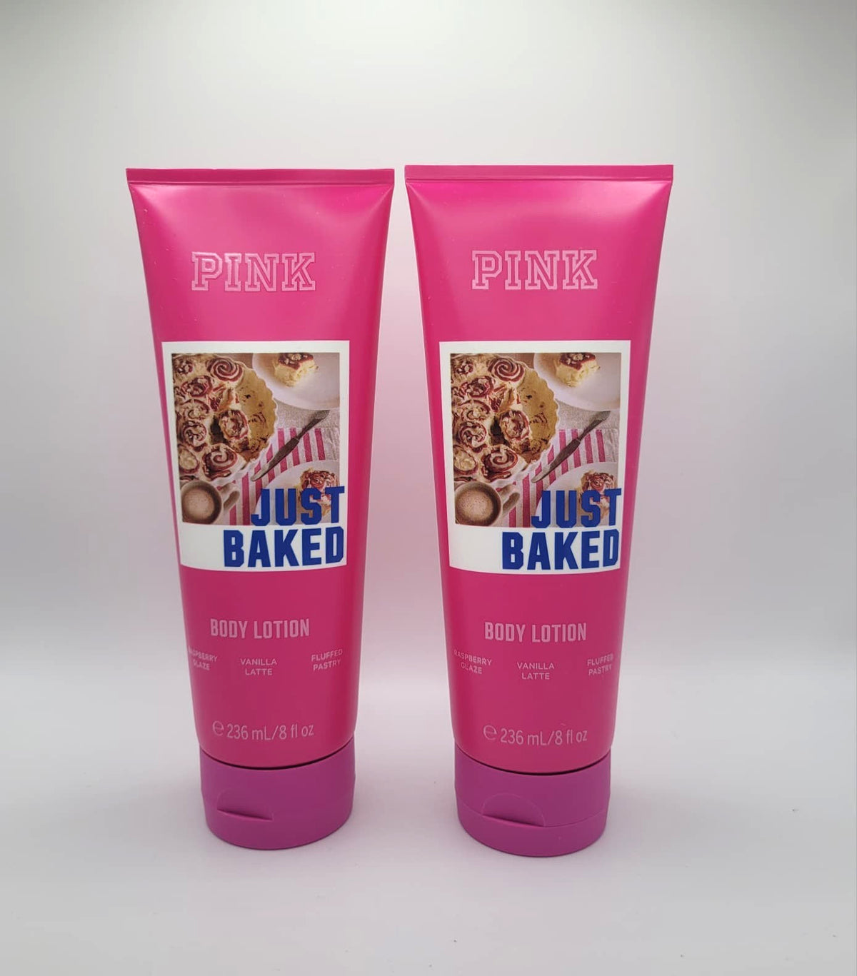Victoria's Secret Pink Just Baked Body Lotion W/ Essential Oils 8 oz