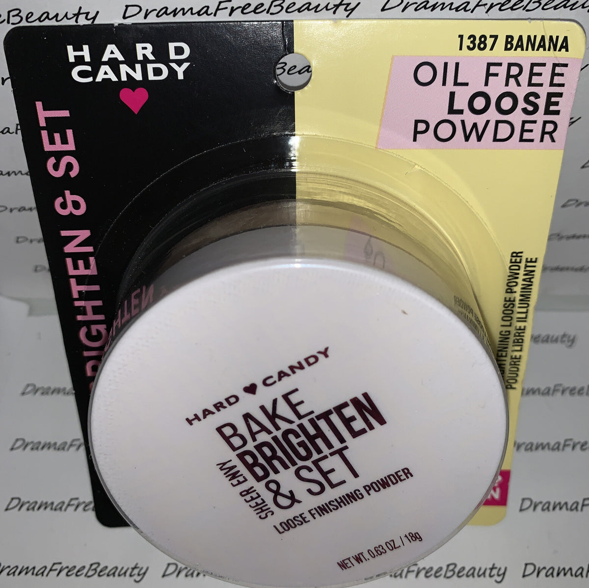 Loose Brightening Face Powder in Banana - Oil-Free Makeup Setting & Baking Powder