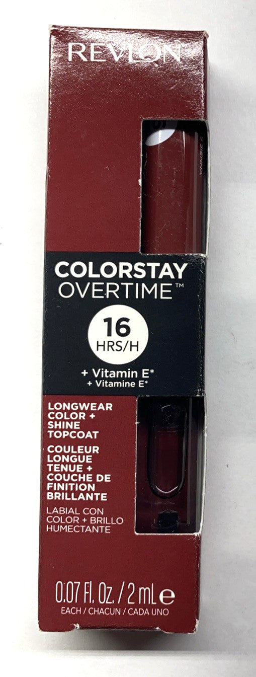 Revlon Colorstay Overtime 16HR Lip Color #380 Always Sienna - Long Lasting Shine