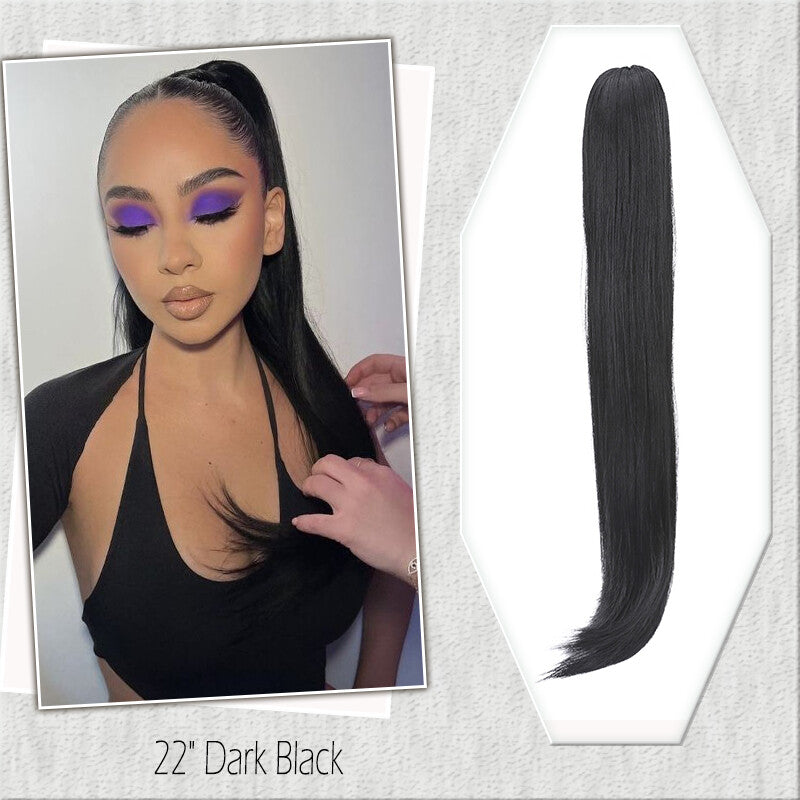 Fake Ponytail Clip-In Hair Extension Thick Natural Look 14 Inches