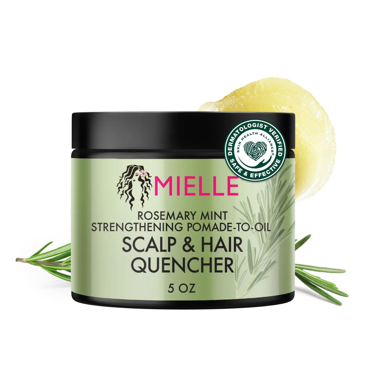 Rosemary & Mint Hair Pomade for Deep Moisture & Manageability - Natural Hair Care