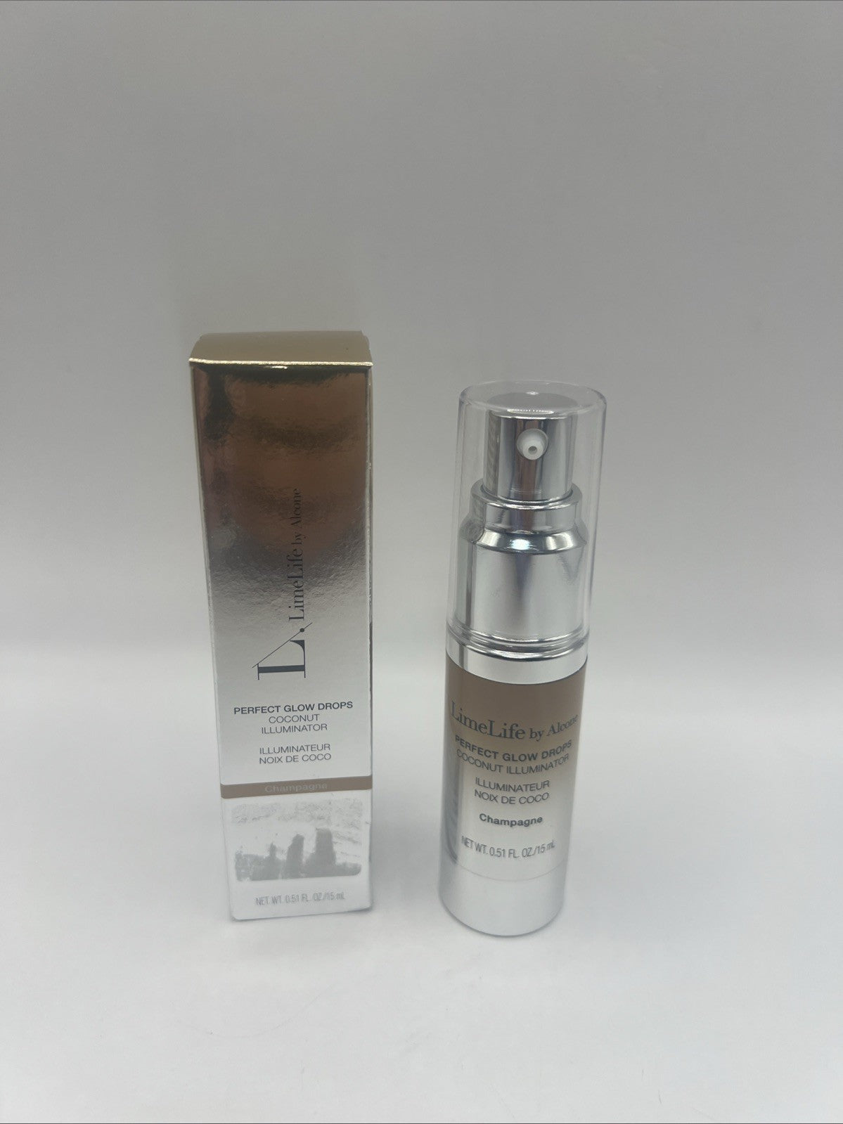 LIMELIFE BY ALCONE Perfect Glow Drops Coconut Illuminator Champagne