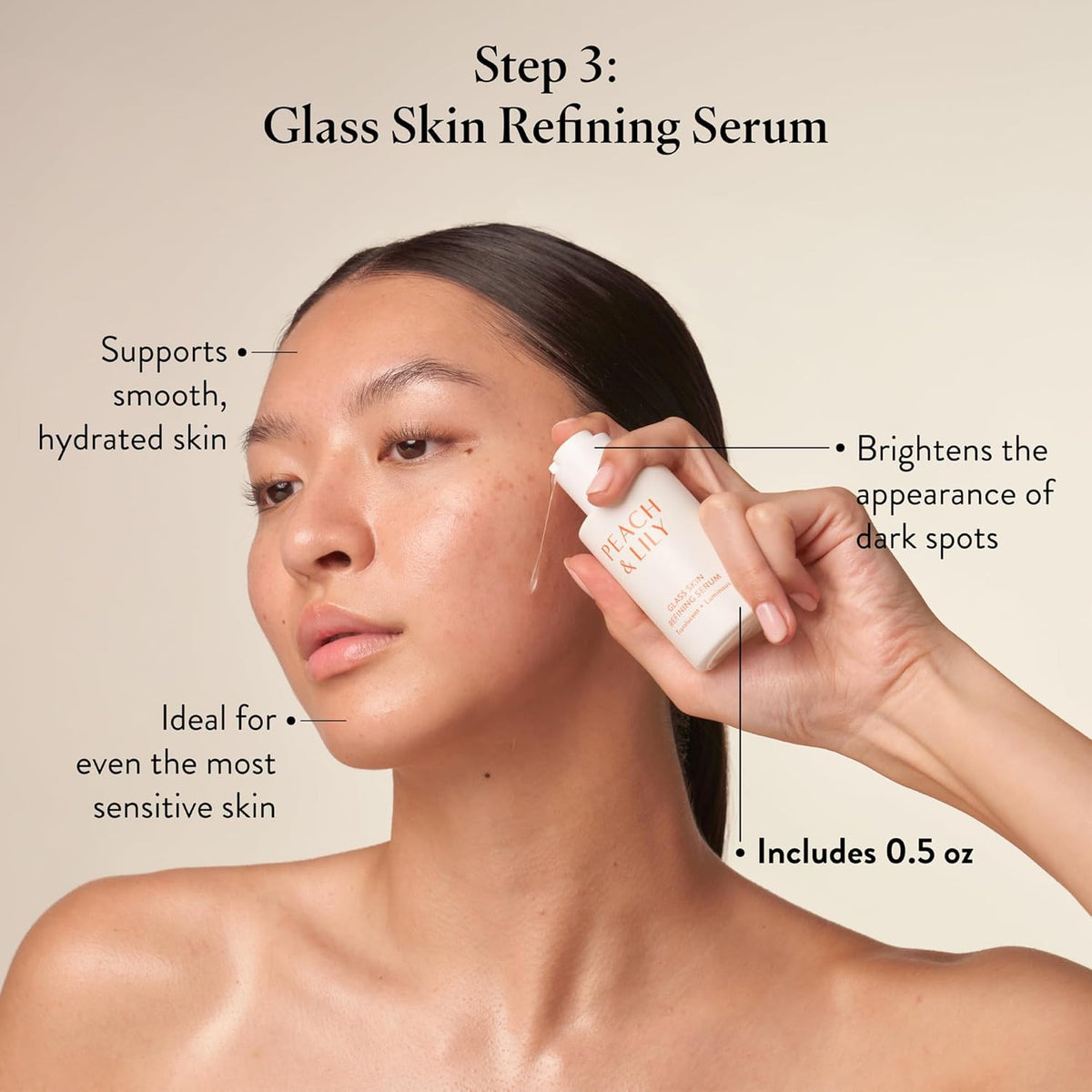 Glass Skin Skincare Kit - Cleanser, Essence, Serum & Cream - Travel Size
