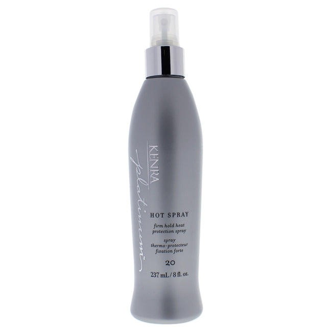 Kenra Platinum Hot Spray 20 Heat Protectant Spray for Long-Lasting Hairstyles 8 oz