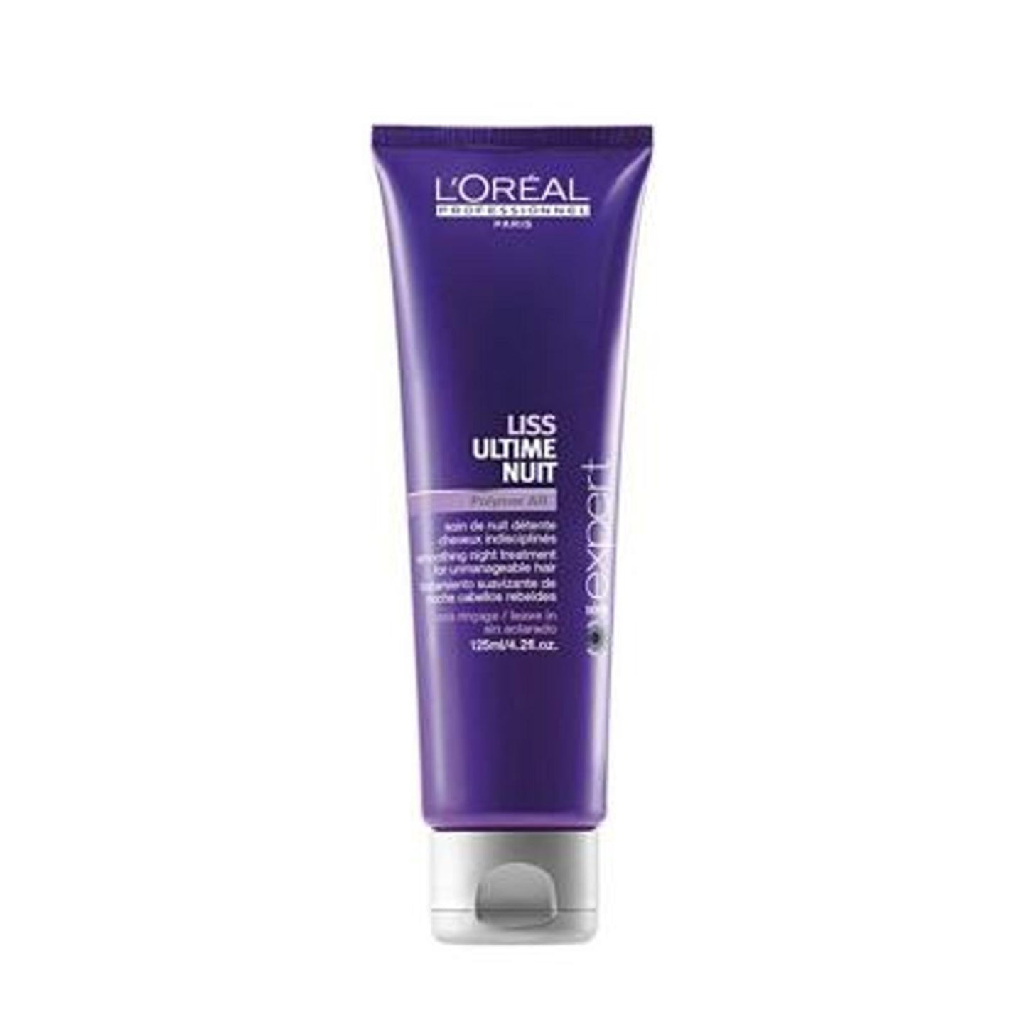 L'Oreal Serie Expert Liss Ultime Night Hair Treatment 4.2 oz - Smoothing Night Repair