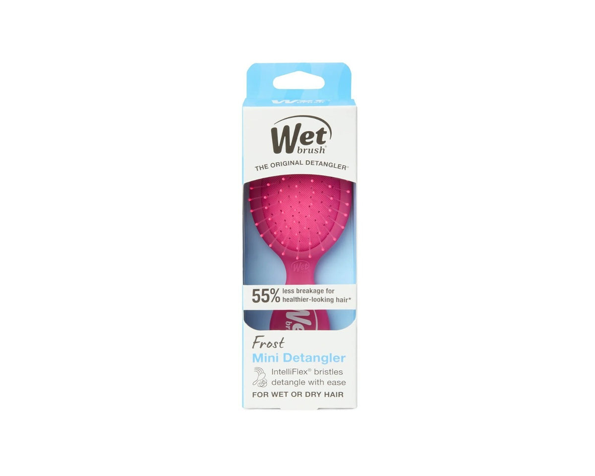 Mini Detangler Hair Brush with IntelliFlex Bristles - Frost Pink
