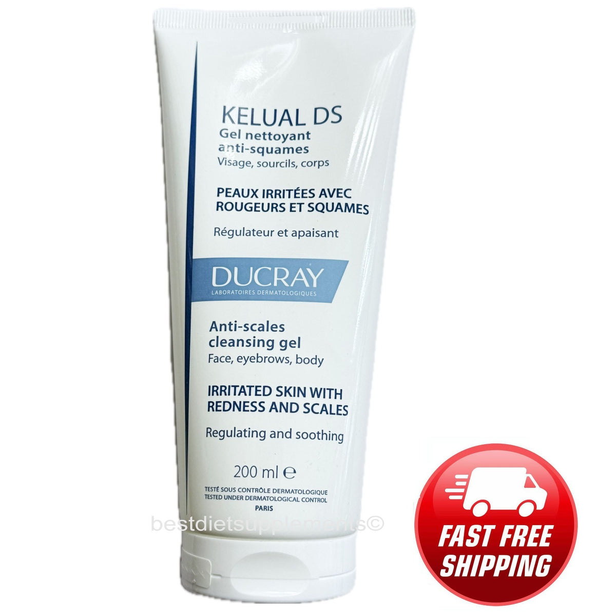 Anti-Dandruff Cleansing Gel for Face, Body & Scalp 200ml - Soothing & Purifying
