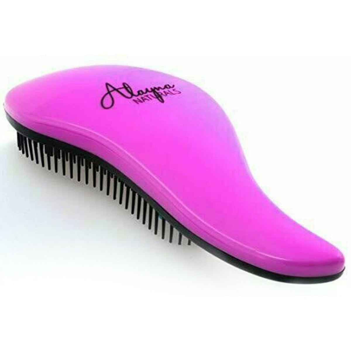 Detangling Hair Brush - Anti-Static, Flexible Bristles for All Hair Types - Purple